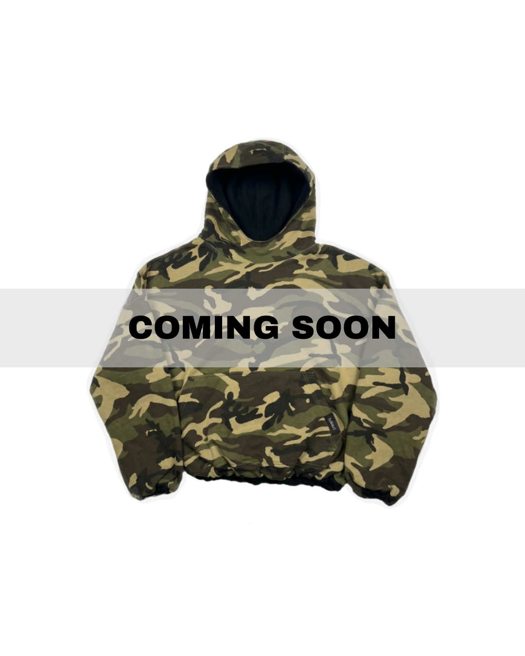 Camo/Black Reversible Hoodie