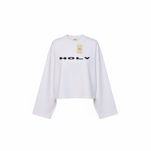 CREWNECK HOLY - WHITE