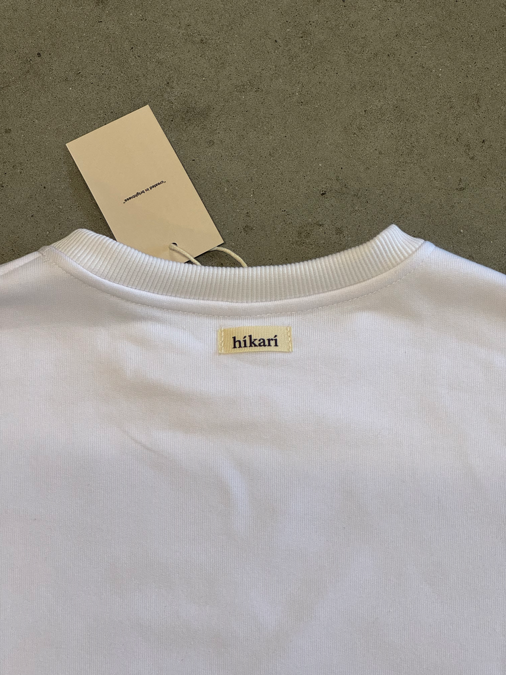 CREWNECK HOLY - WHITE