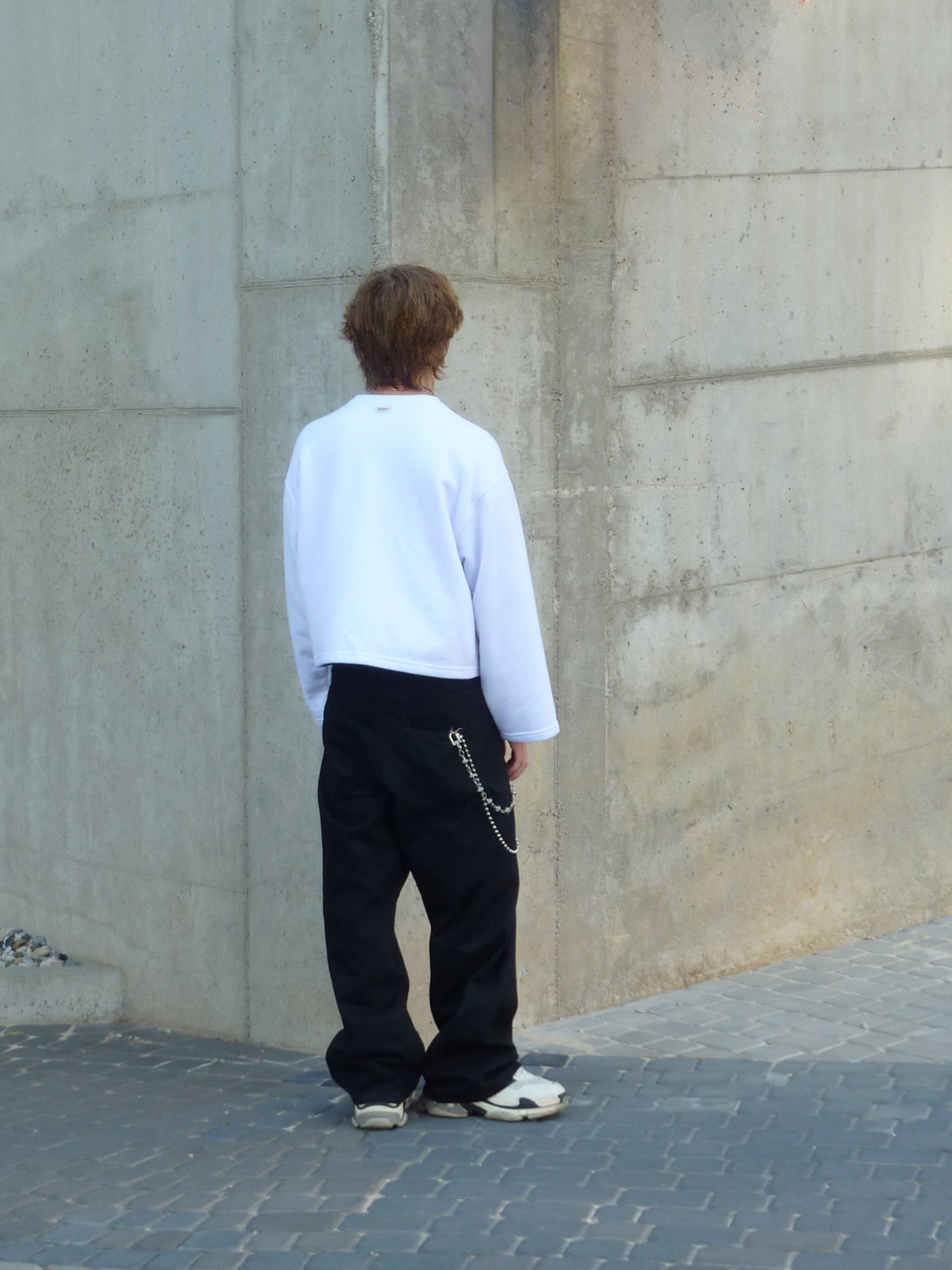 CREWNECK HOLY - WHITE