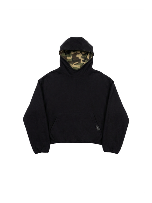 Camo/Black Reversible Hoodie