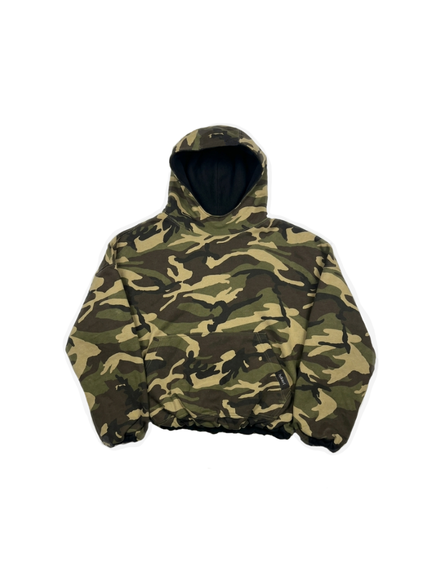 Camo/Black Reversible Hoodie