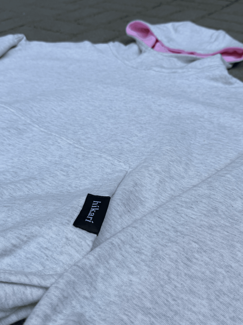 Pink/Gray Reversible Hoodie