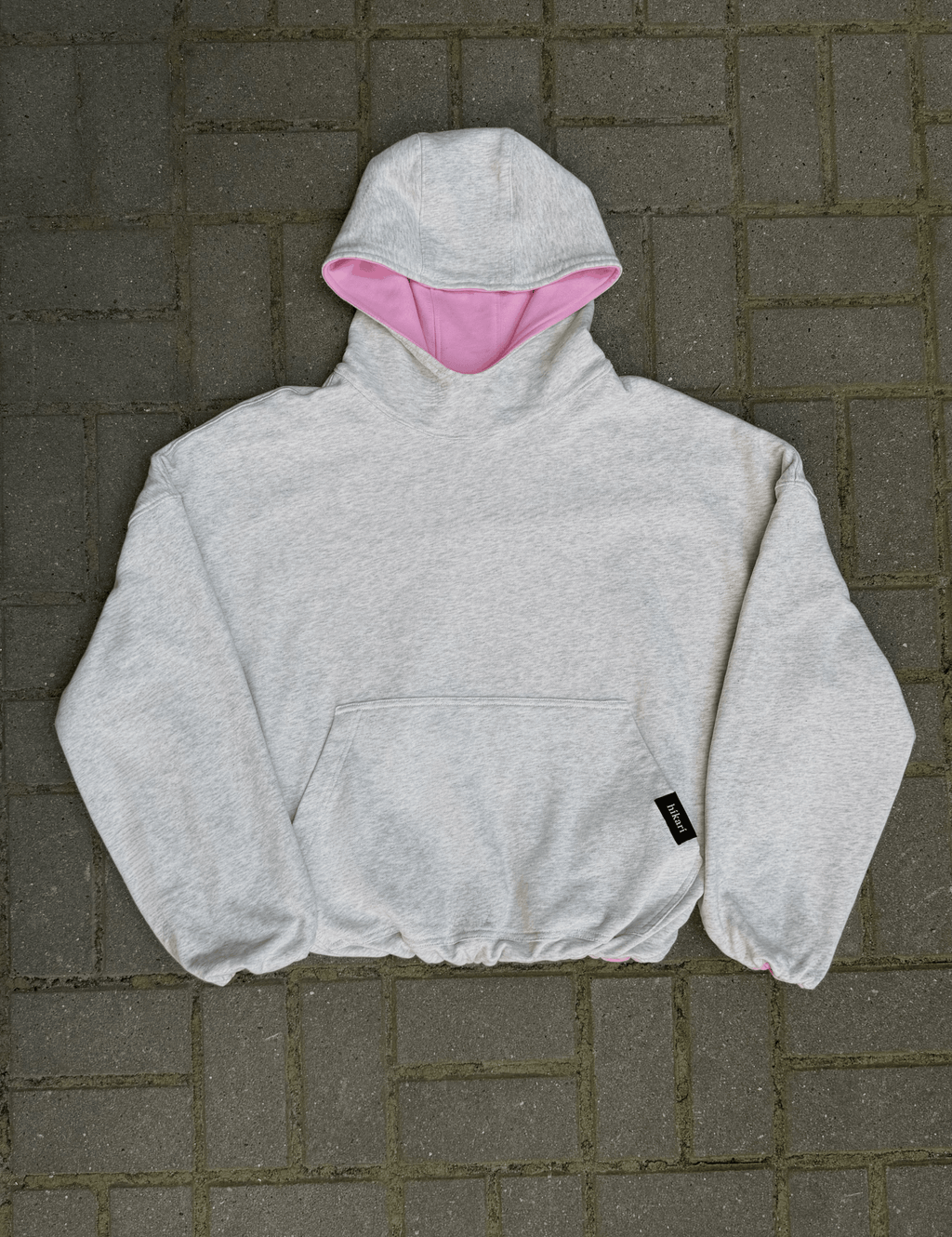 Pink/Gray Reversible Hoodie