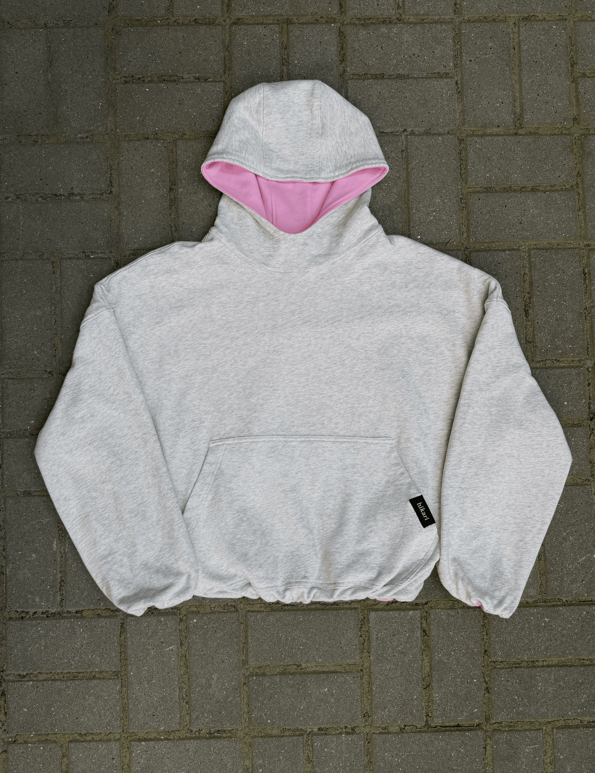Pink/Gray Reversible Hoodie