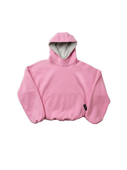 Pink/Gray Reversible Hoodie